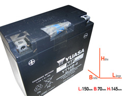 akumulator żelowy bezobsługowy YT14B-4 (YT14B-BS)