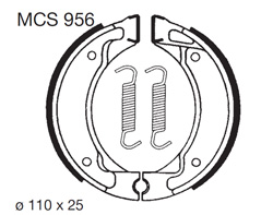 szczęki hamulcowe MCS 956