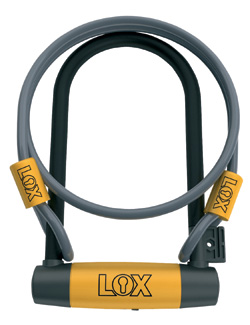 U-lock Lox by Magnum Protector300 wymiary wewnętrzne : 115 x 229mm + linka 120 cm