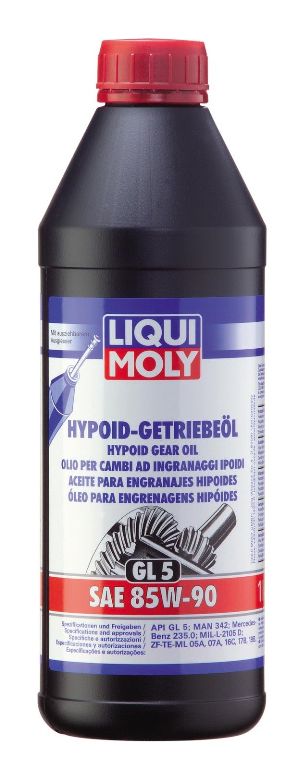 LIQUI MOLY olej przekładniowy Hypoid Getriebeoil GL5 SAE 85W-90 1L