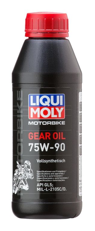 LIQUI MOLY olej przekładniowy do motocykli Motorbike Gear Oil SAE 75W-90 / 500 ml