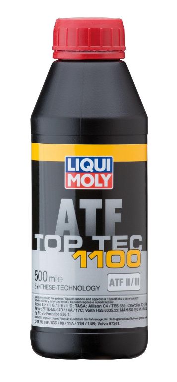LIQUI MOLY olej przekładniowy do sam. osobowych TOP TEC ATF 1100 0,5L